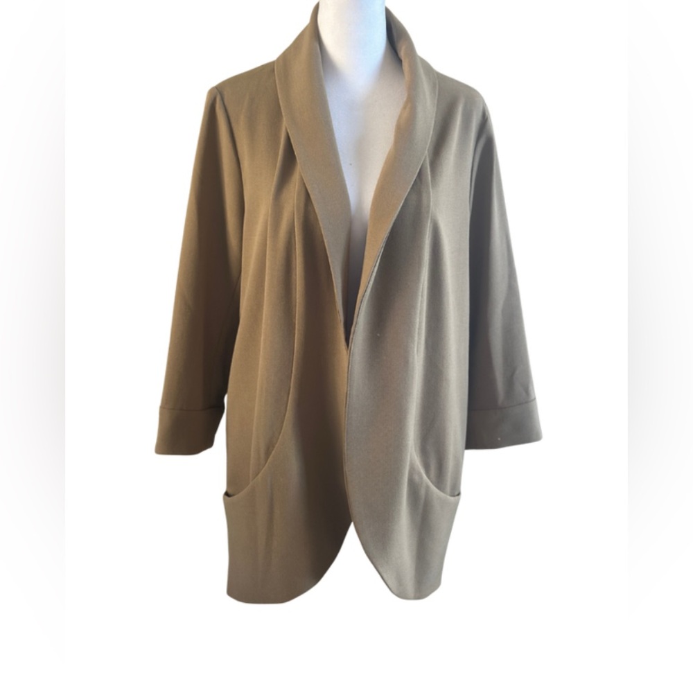 Anthracite by Muse Open Front Jacket Blazer